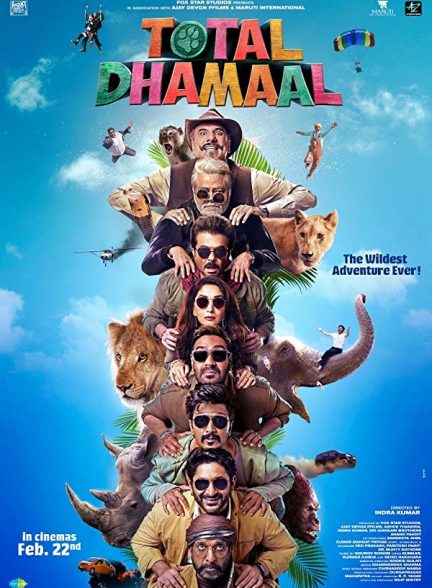 دانلود فیلم هندی ( شادکامی مطلق ) Total Dhamaal 2019 بدون سانسور