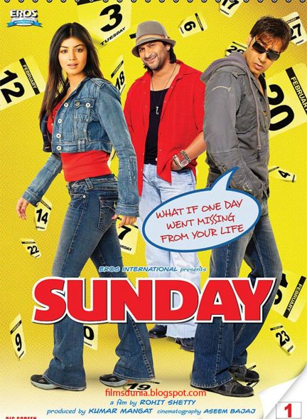 دانلود فیلم هندی ( یکشنبه ) Sunday 2008 بدون سانسور